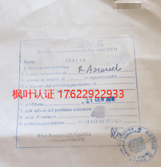 意大利无犯罪证明